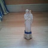 19th century porcelain virgin and child