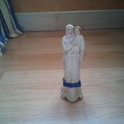 19th century porcelain virgin and child