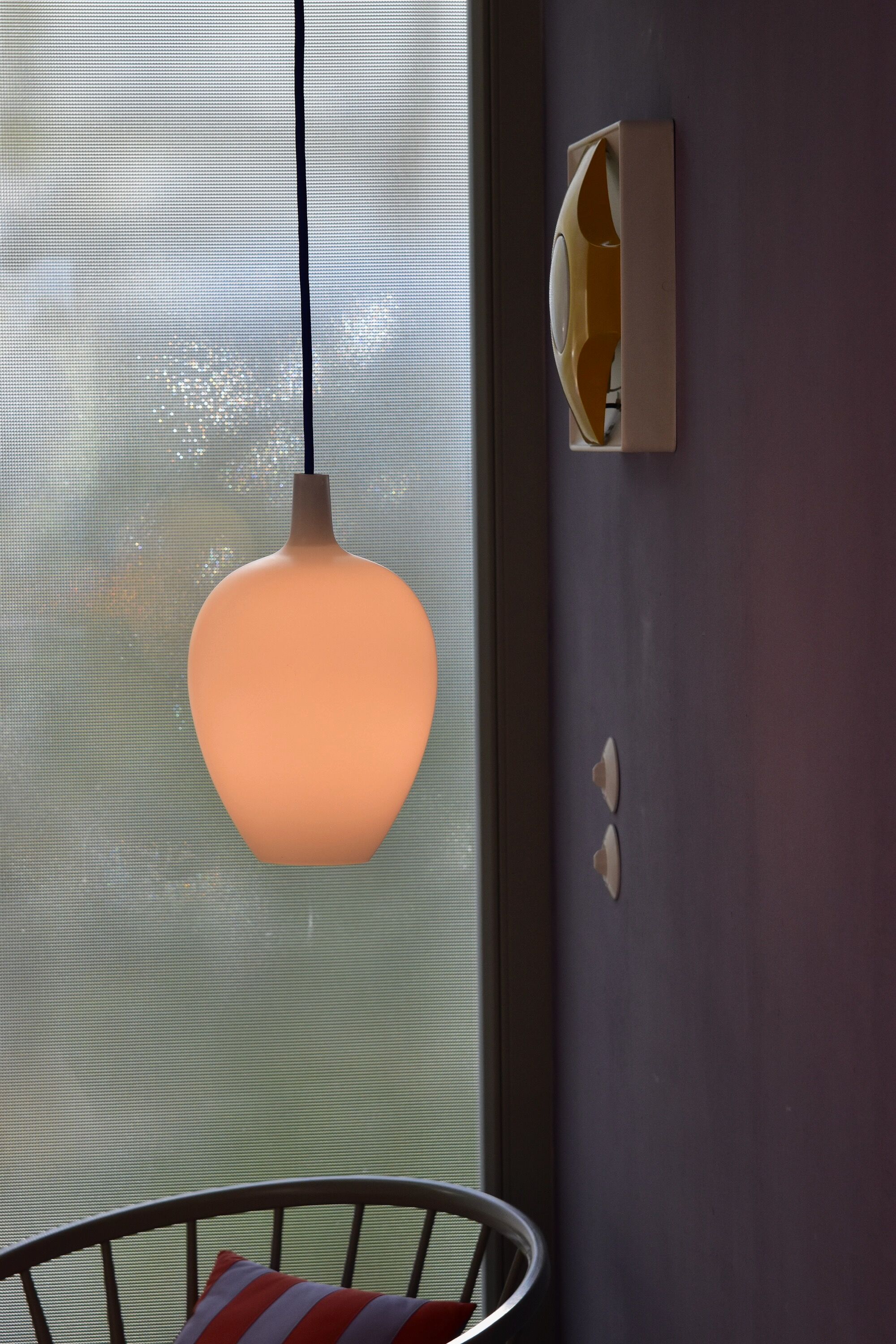 Jo Hammerborg signed Pompei pendant lamp for Fog & Morup and Holmegaard 1960