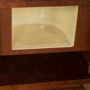 Classic 1930s chest of drawers with asymmetrical design