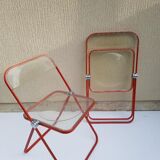 Pair of Plia chairs Giancarlo Piretti for Castelli