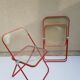 Pair of Plia chairs Giancarlo Piretti for Castelli