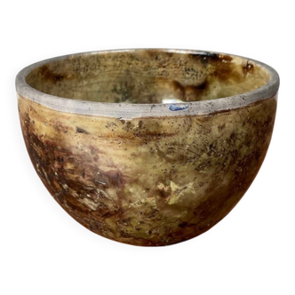 Mid-century modern Danish studio pottery bowl by Sussie Herold, 1960s.