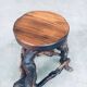 Handmade Vinewood and Oak Bar Stool, 1950s