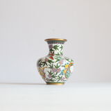 Cloisonné enamel butterfly vase, China 1950s