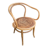 Jacob & Joseph Kohn curved wooden armchair 1940