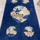 Ancient Chinese Peking handmade carpet 125cm x 189cm 1900s
