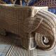 Vintage elephant basket