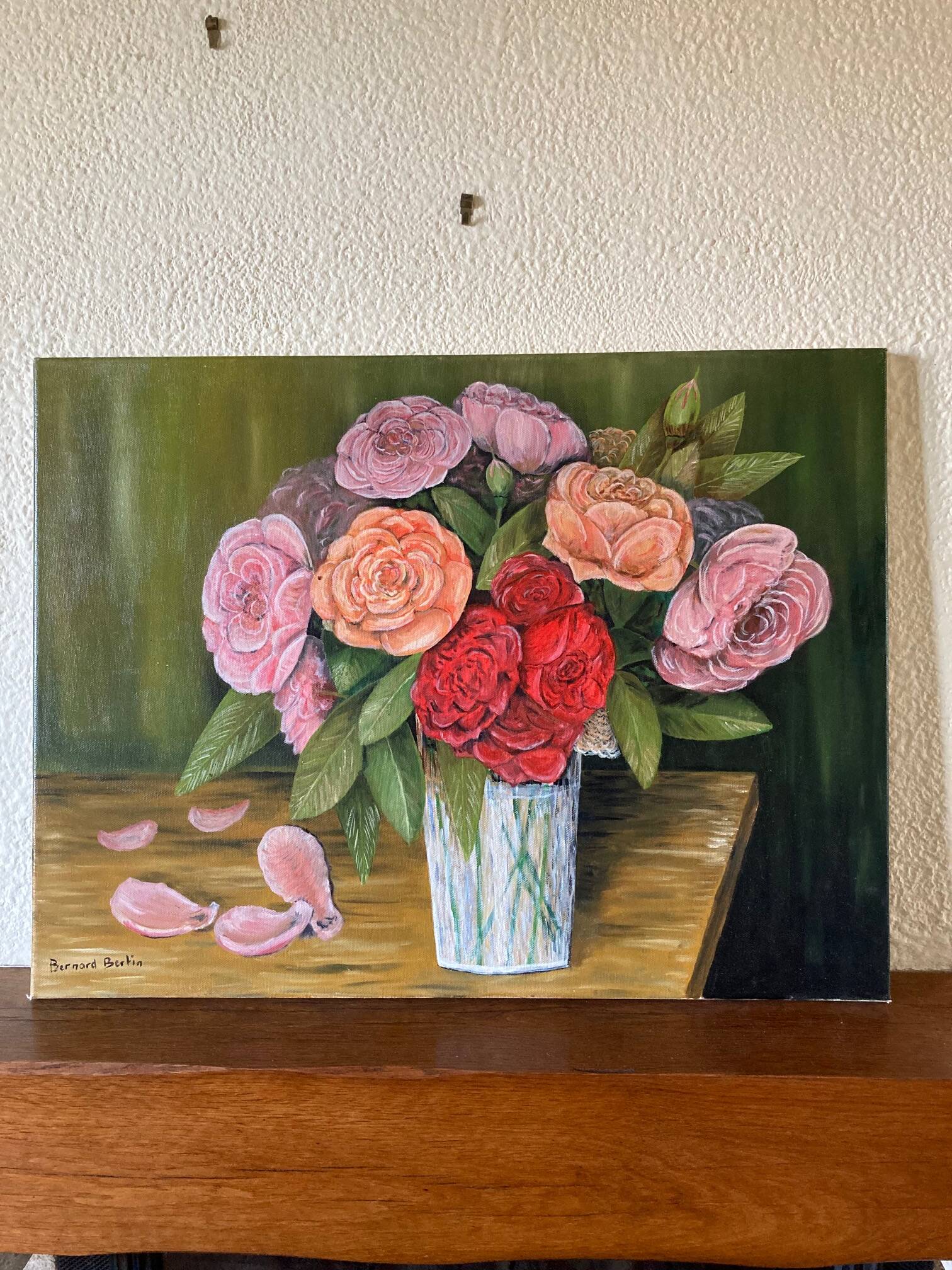 Painting The Bouquet of Roses from the Garden