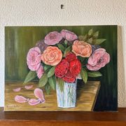 Painting The Bouquet of Roses from the Garden