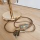 Vintage Smoked Glass Desk Lamp: EGLO Leuchten, 1980s Austrian Gold Table Li