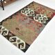 Tapis Kilim géométrique rouge et bleu 112x207 cm SK 35319