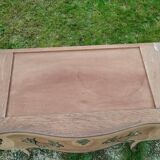 Louis XV style antique marquetry chest of drawers