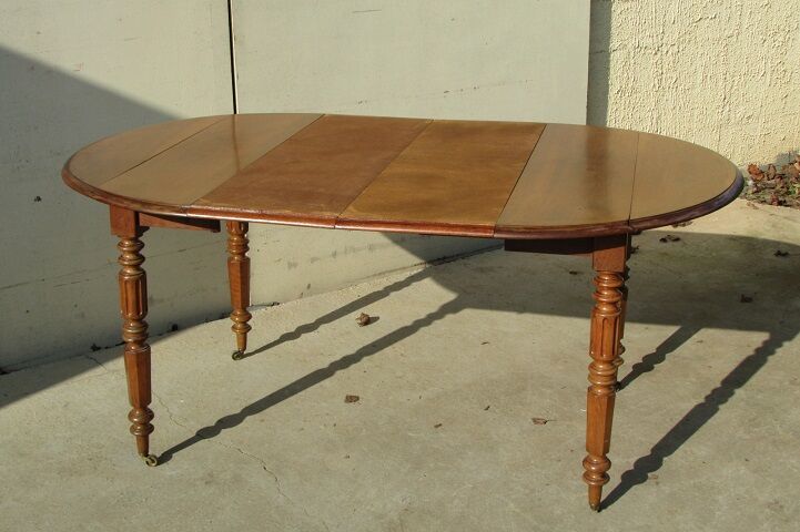 Table Walnut expandable foot umbrella