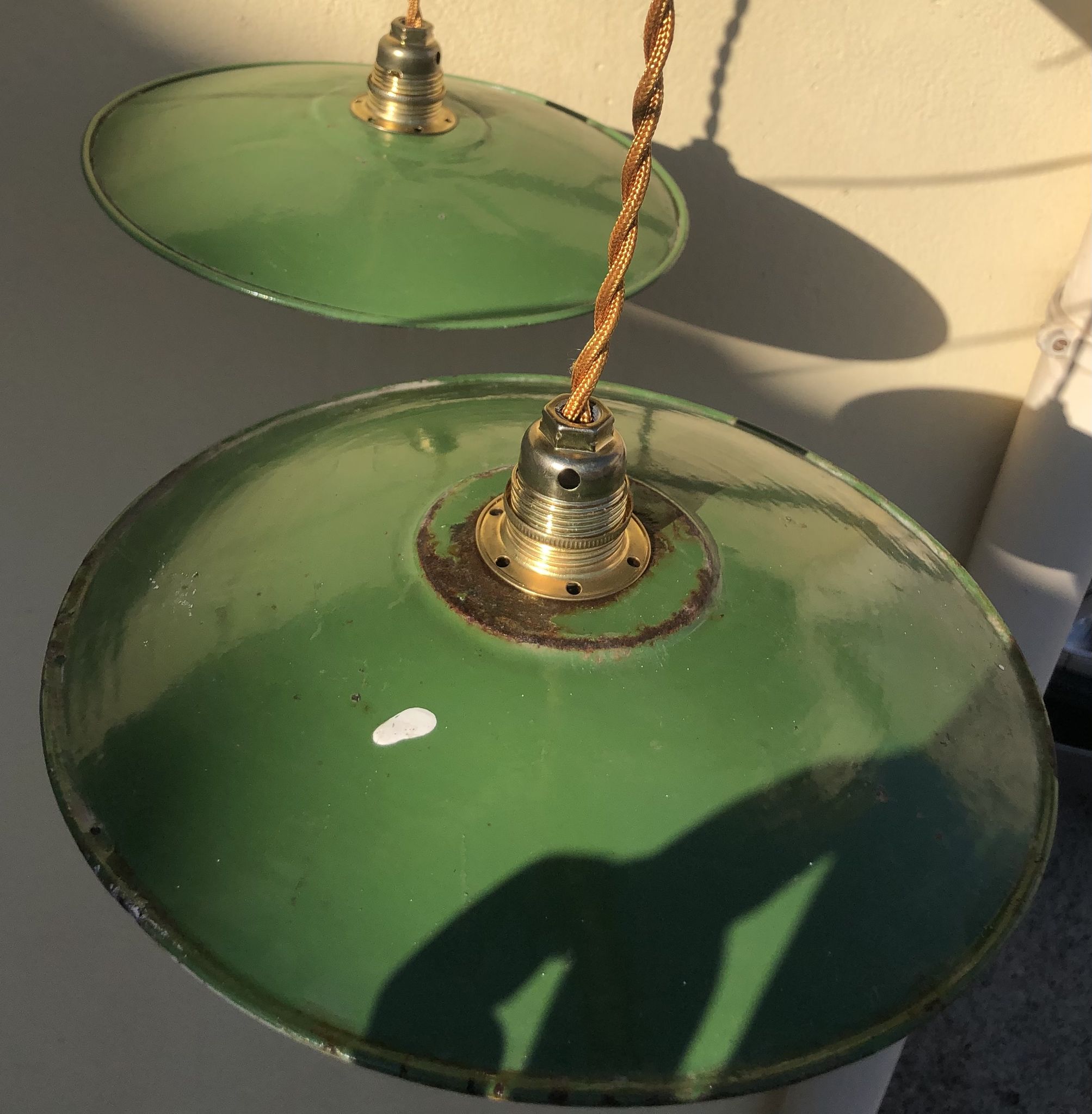 Pair of industrial suspensions