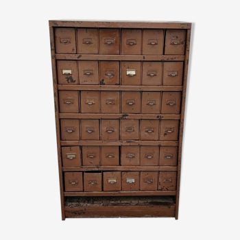 Industrial trade cabinet with drawers