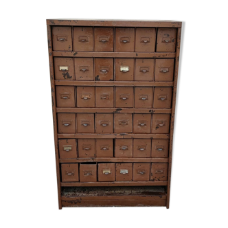 Industrial trade cabinet with drawers