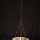Art Deco White Albaster Chandelier, 1950s