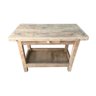 Workbench made of light wood