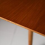 Vintage dining table with wings