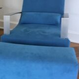 Fauteuil + ottoman