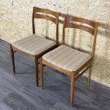 2x 60s 70s dining chair dining chair mid century Danish modern design
