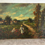 Signed Italian landscape