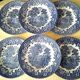 6 dessert plates English porcelain EIT