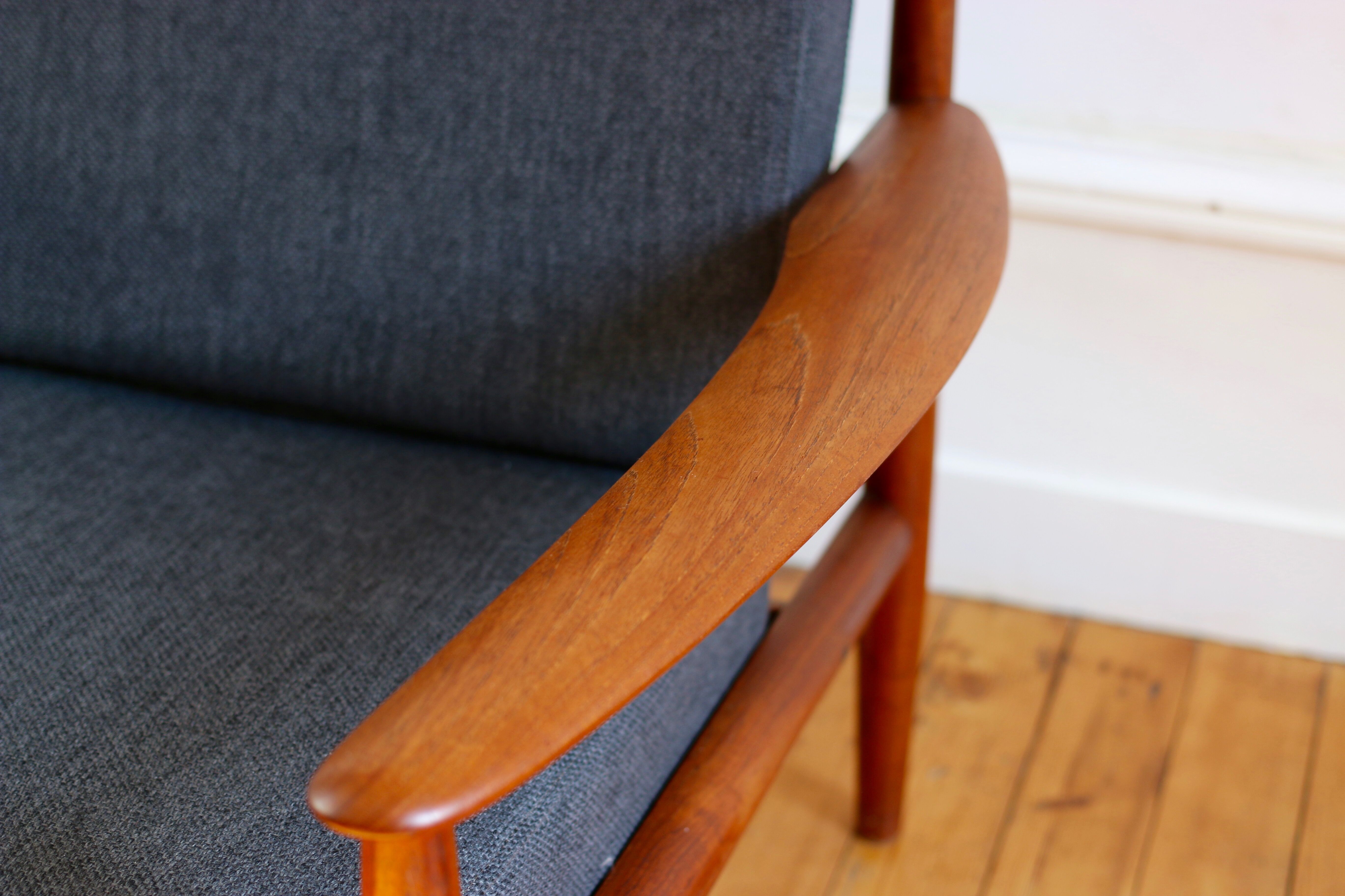 Scandinavian armchair Grete Jalk teak