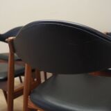 Set of six teak chairs, Danish design, 1970s, manufacture: Farstrup Møbler