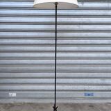 1950s wrought iron tripod floor lamp