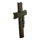 Crucifix mural en bois