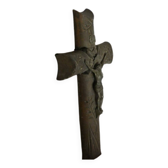 Wooden wall crucifix