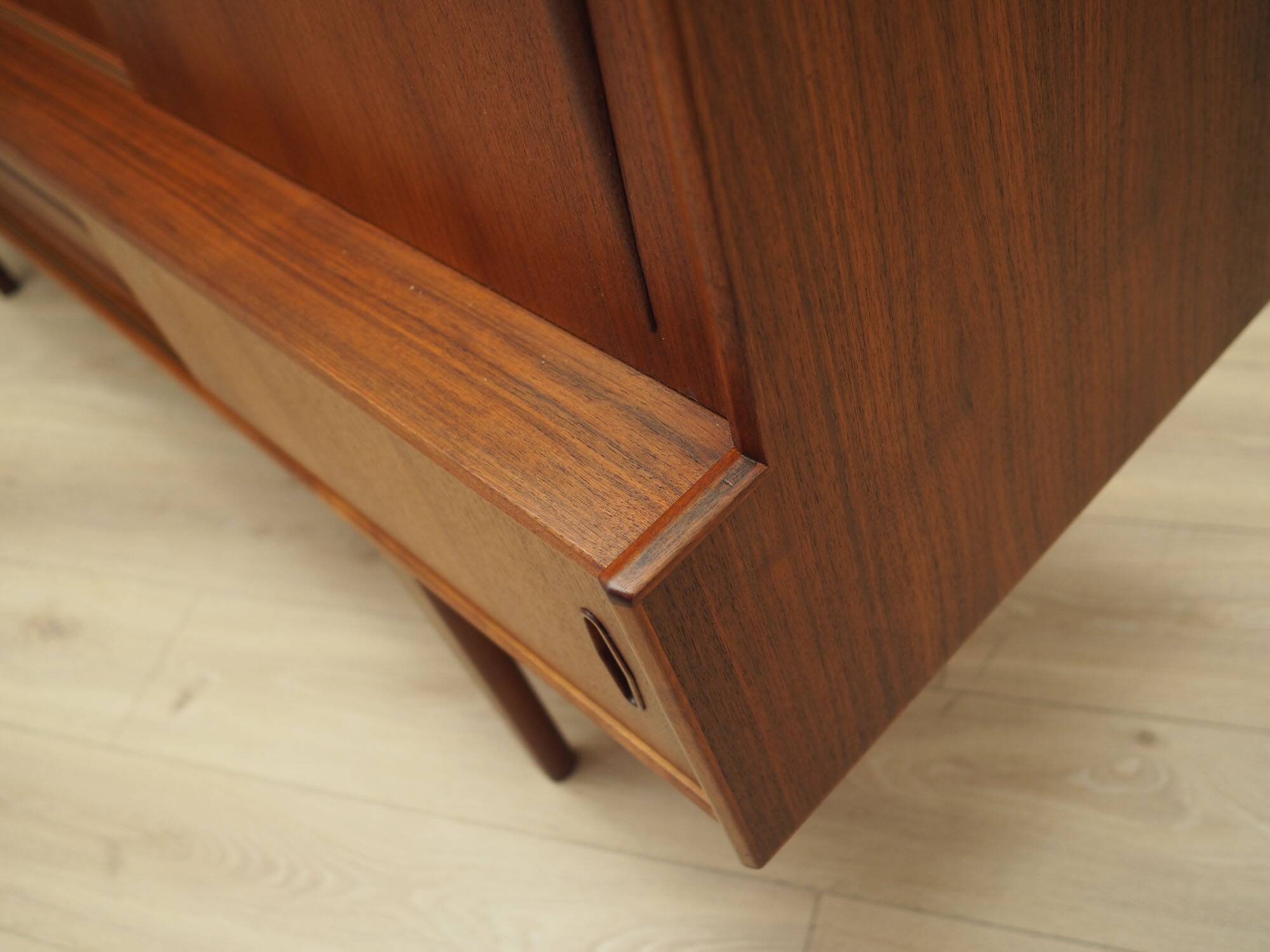 Teak highboard, Danish design, 1970s, production: Denmark