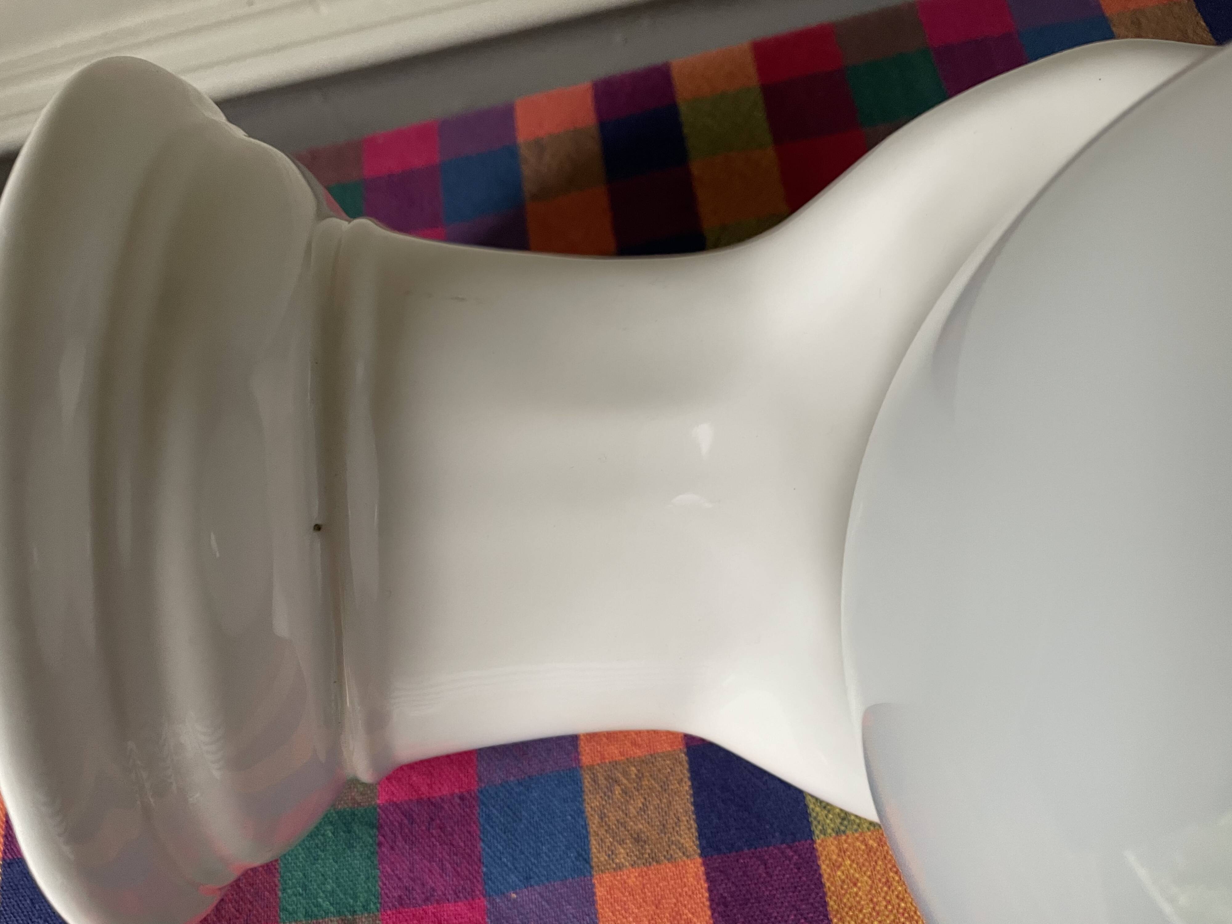 70s ceramic hand wall light