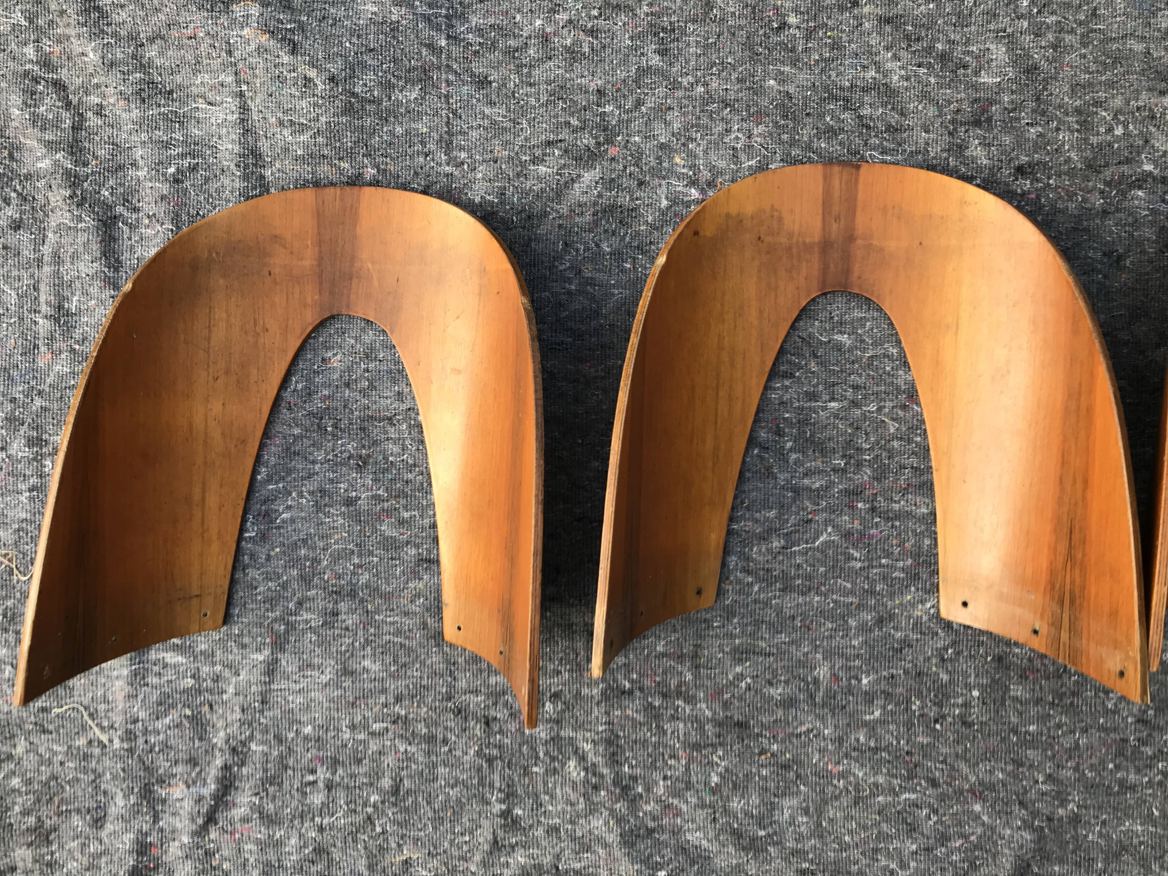 Ensemble de 10 chaises conçues par A. Suman, design tchèque, années 1960