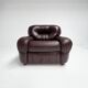 Fauteuil lounge italien attribué à Sapporo, années 1970