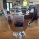 Belle Époque teapot in silver-plated metal and ebony – octagonal shape