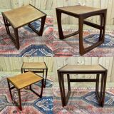 Set of 2 GPlan teak nesting tables from the 1970s