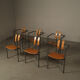 Set of six Trix chairs by Karl-Friedrich Förster for KFF, Germany, 1980s