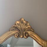 Golden shell mirror