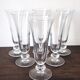 Set de 6 flûtes à champagne avec pieds boules