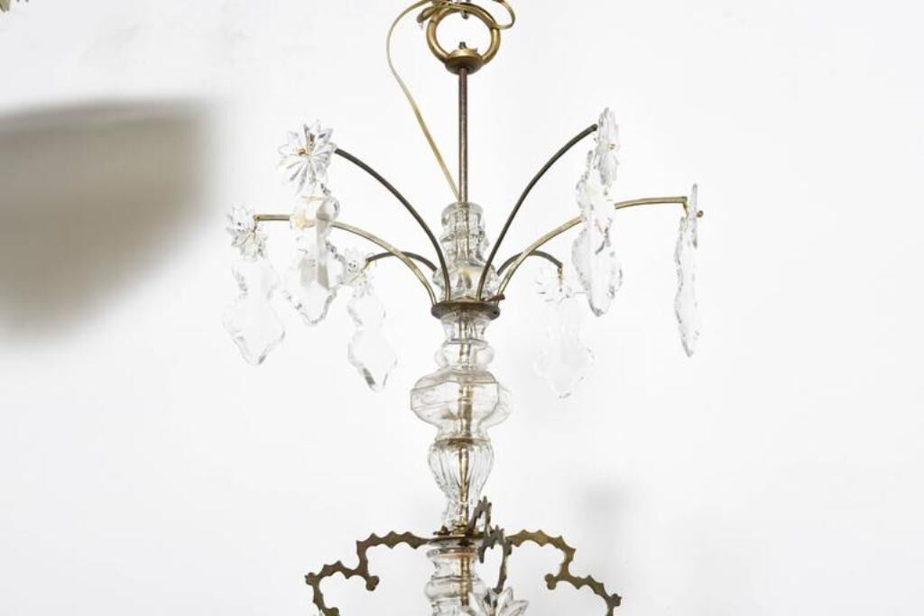 Candlestick rings golden bronze and Crystal France