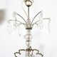 Candlestick rings golden bronze and Crystal France