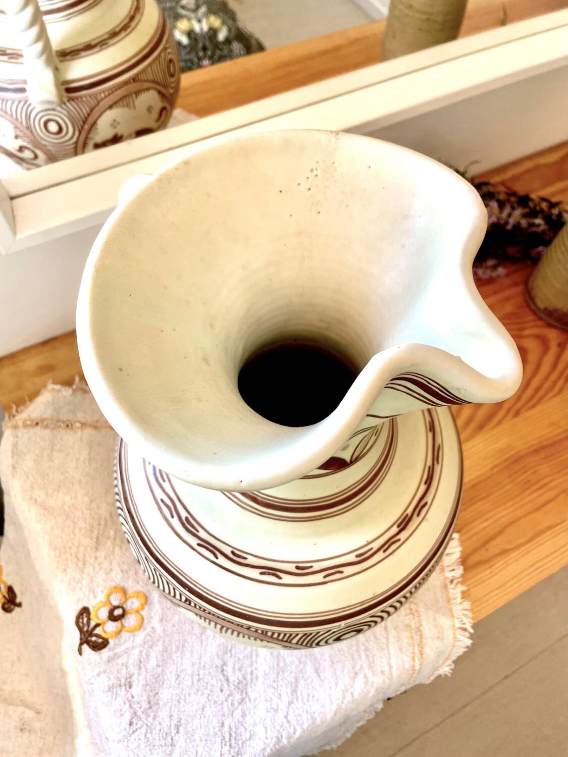 Vase amphore Talavera de la Reina