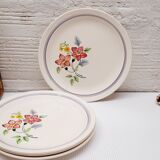 Set 4 flat plates Salins