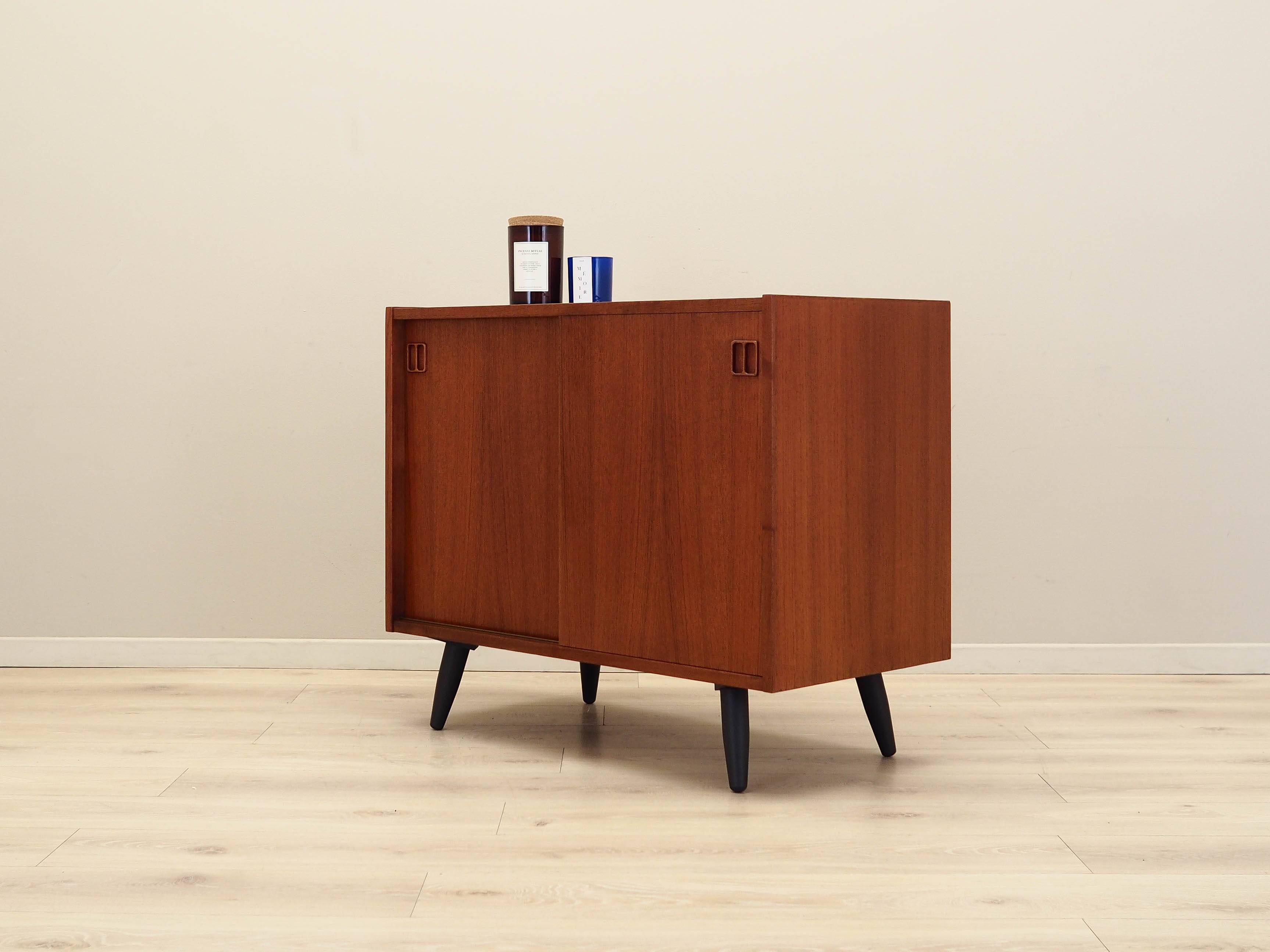 Teak cabinet, Danish design, 1970s, production: Denmark
