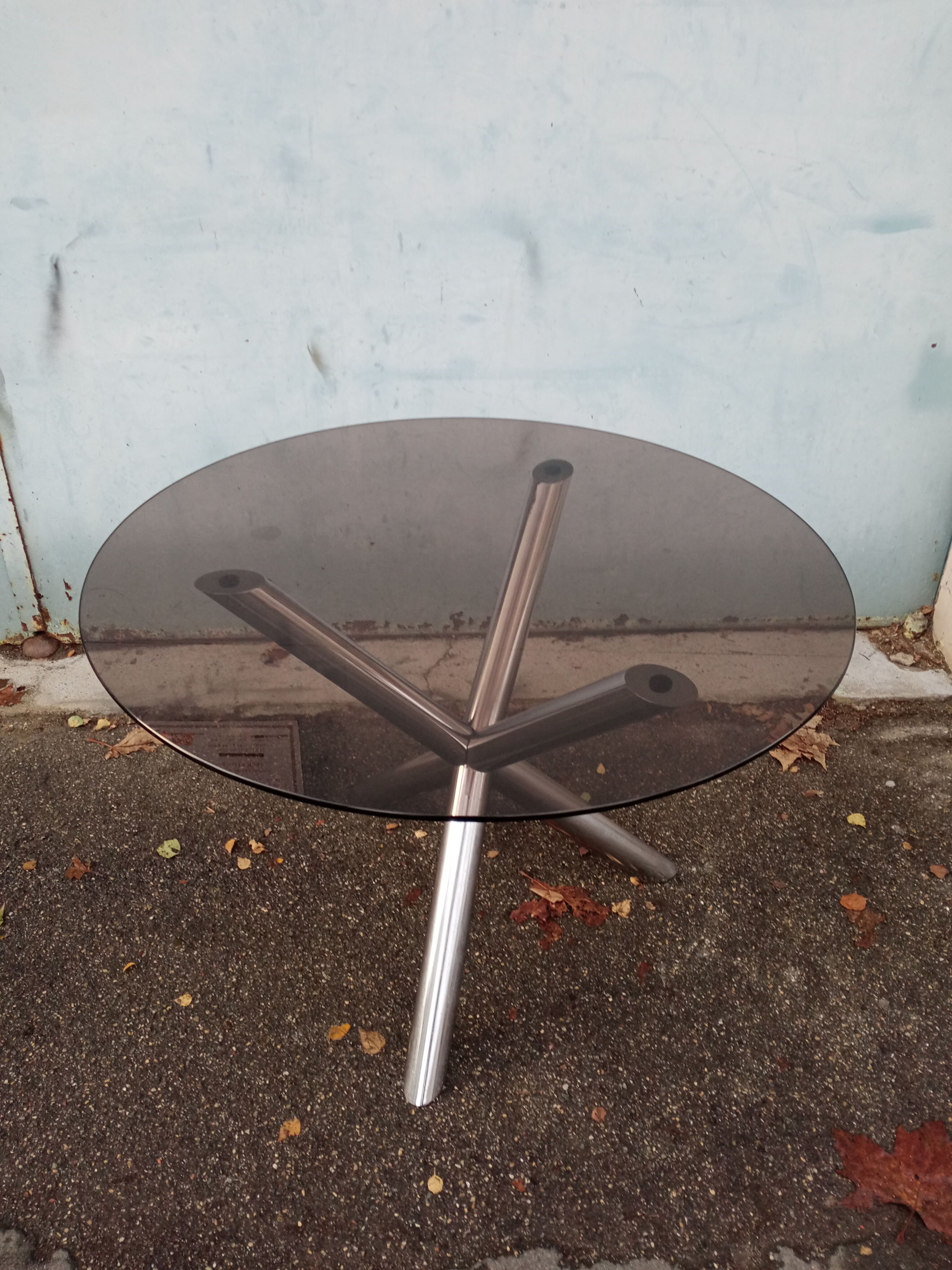 Vintage table 70 ,chrome