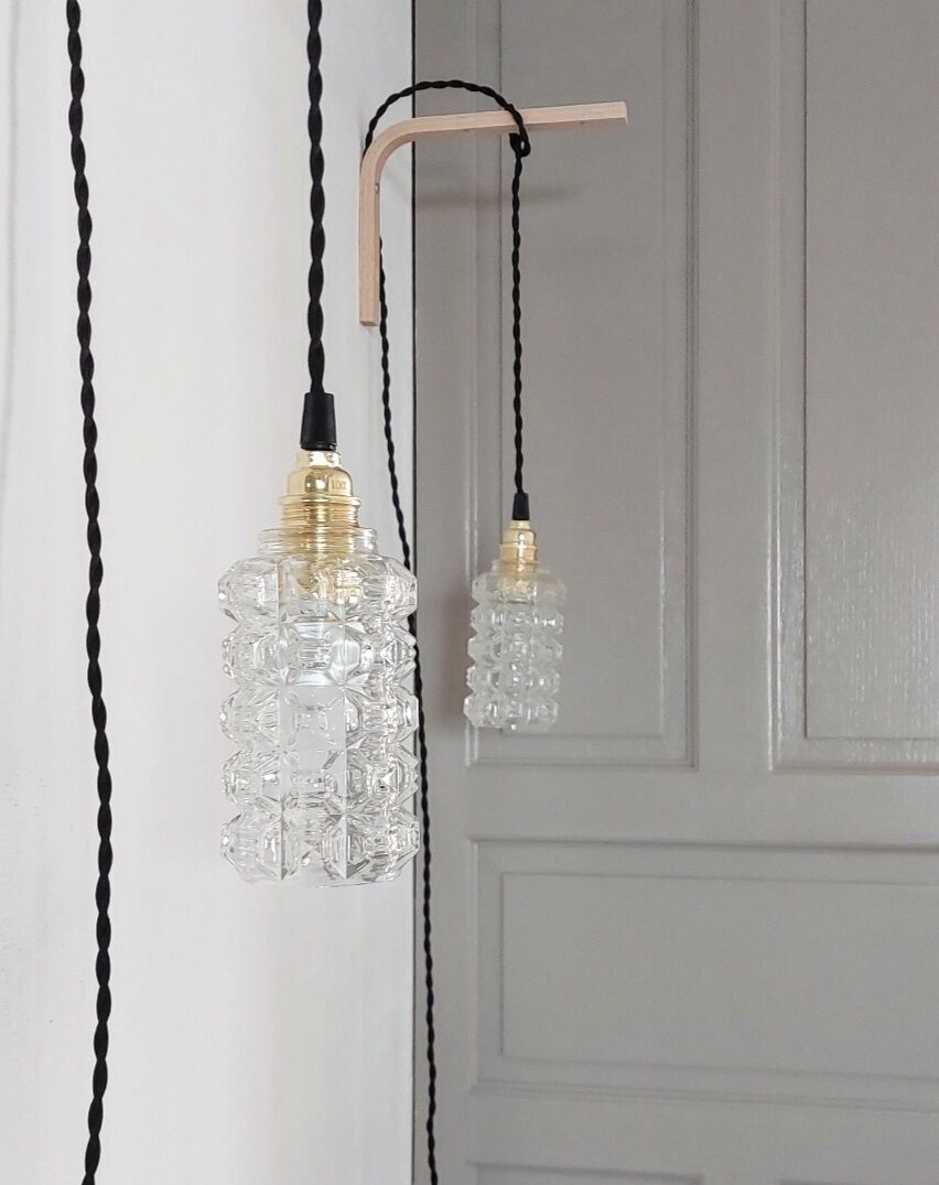 Baladeuse vintage transparente