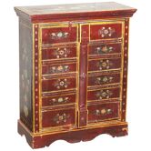 Hand-painted oriental sideboard circa 1900